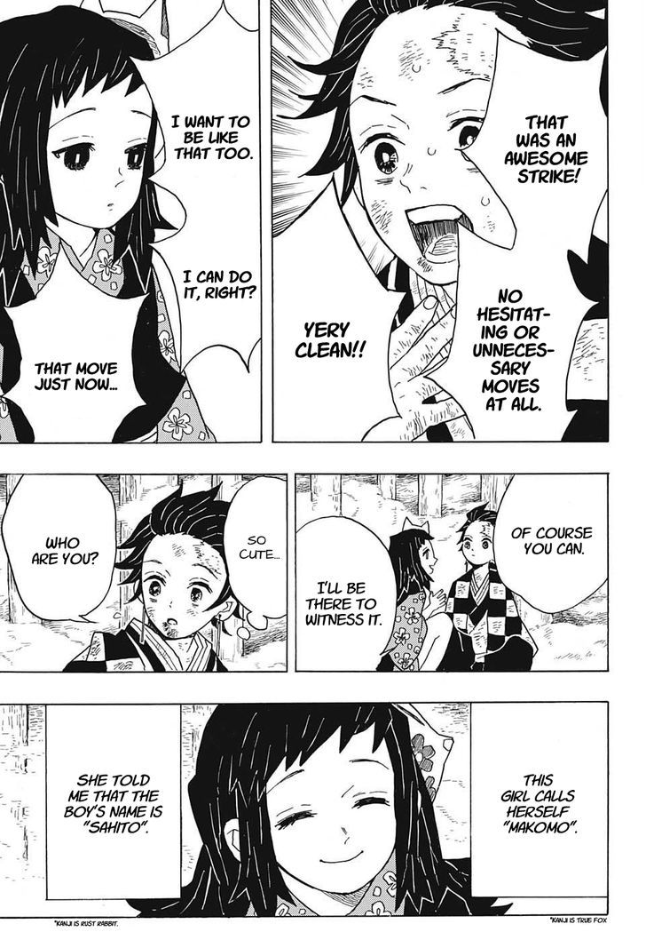Demon Slayer Manga Chapter 5 page 11 - Tanjiro's Journal, Part 2