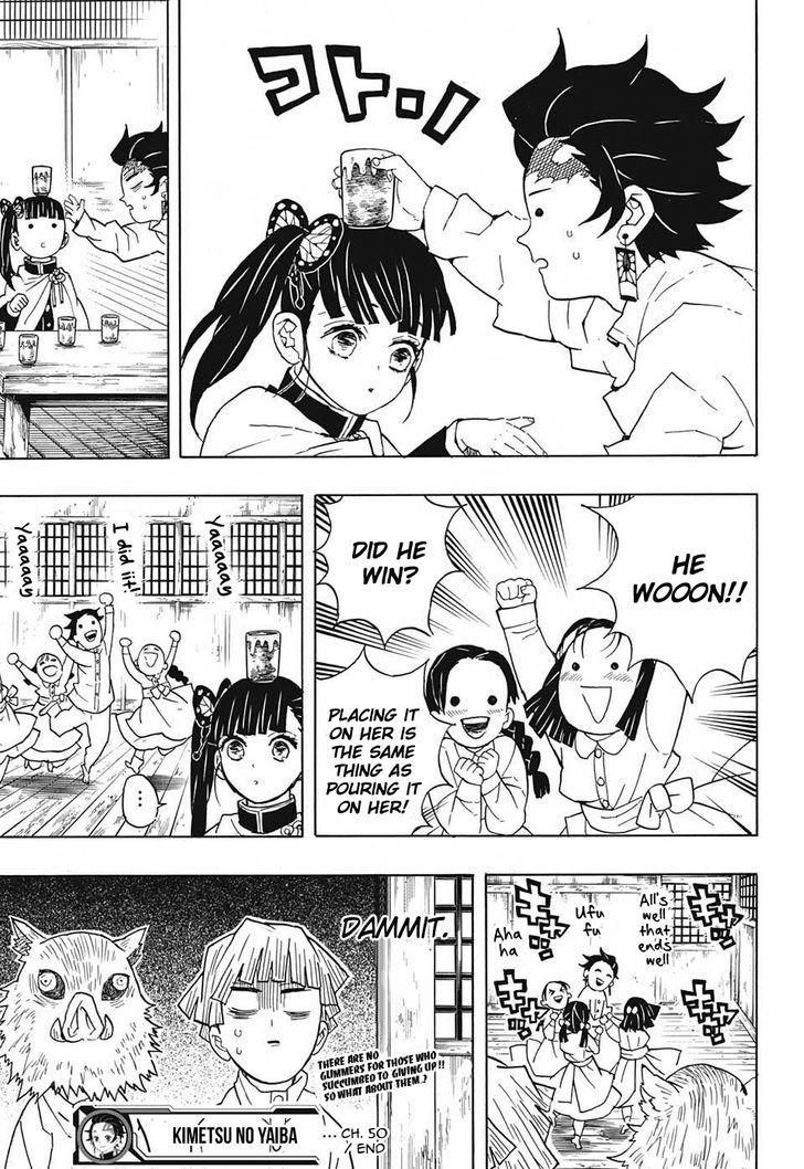 Demon Slayer Manga Chapter 50 page 21 - Rehabilitation Training, Part 2