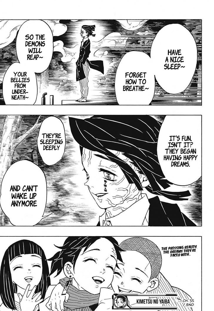 Demon Slayer Manga Chapter 55 page 19 - Train of Infinite Dreams