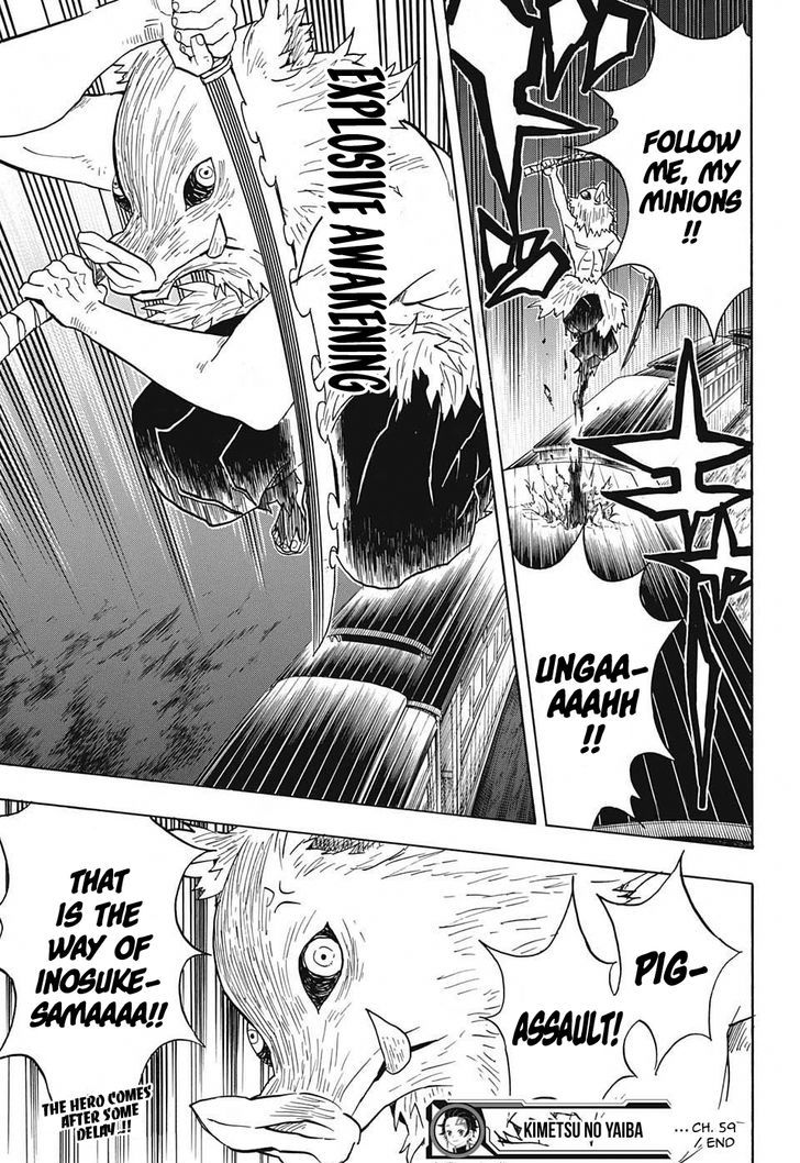 Demon Slayer Manga Chapter 59 page 21 - Insult