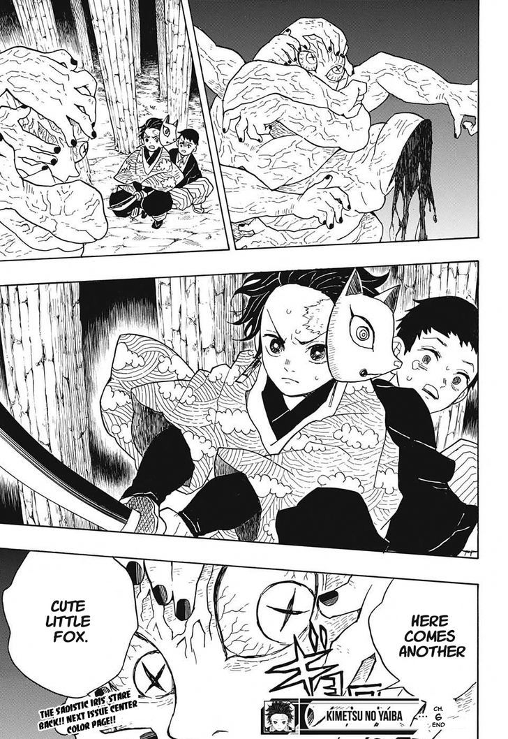 Demon Slayer Manga Chapter 6 page 19 - A Mountain of Hands