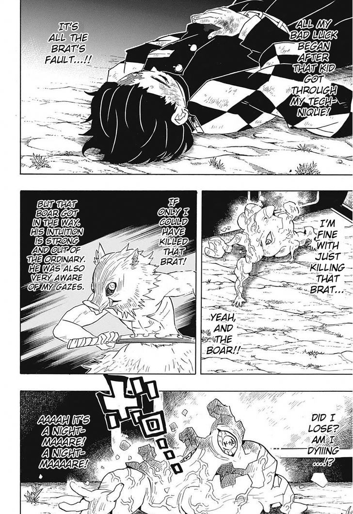 Demon Slayer Manga Chapter 62 page 12 - Ending in a Dream