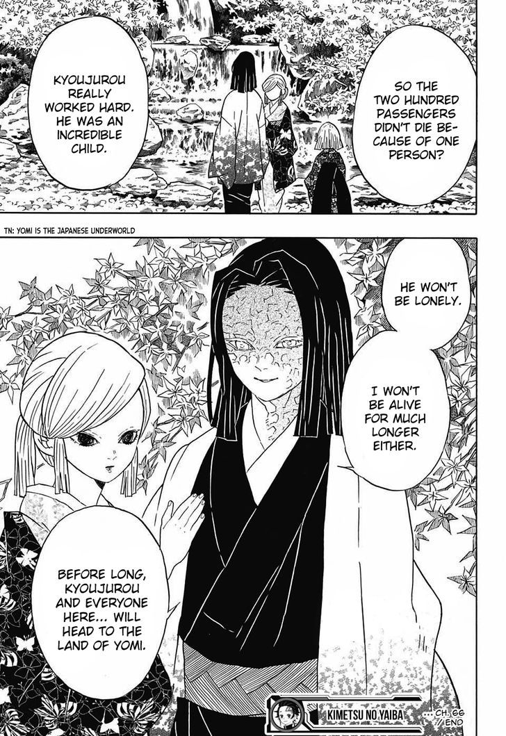 Demon Slayer Manga Chapter 66 page 21 - Scattering into Dawn