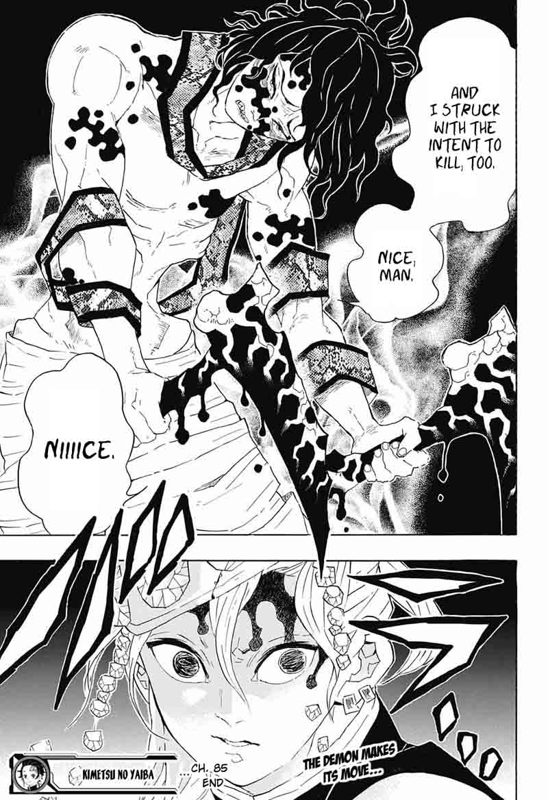 Demon Slayer Manga Chapter 85 page 19 - Weeping