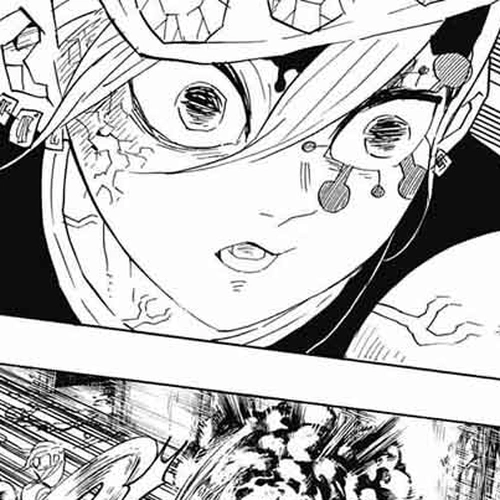 Demon Slayer Manga Chapter 89 (A Close Fight) cover