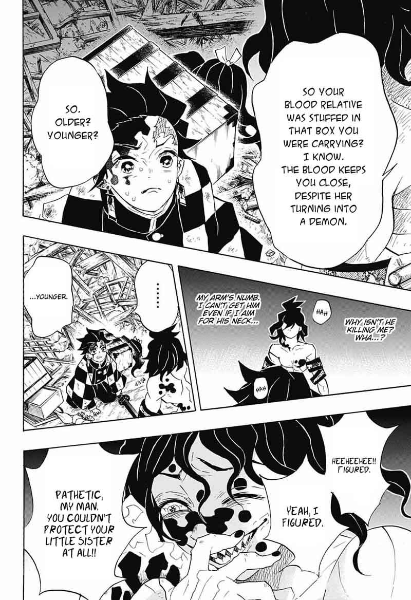 Demon Slayer Manga Chapter 92 page 12 - Worm, Simpleton, Stupid Coward