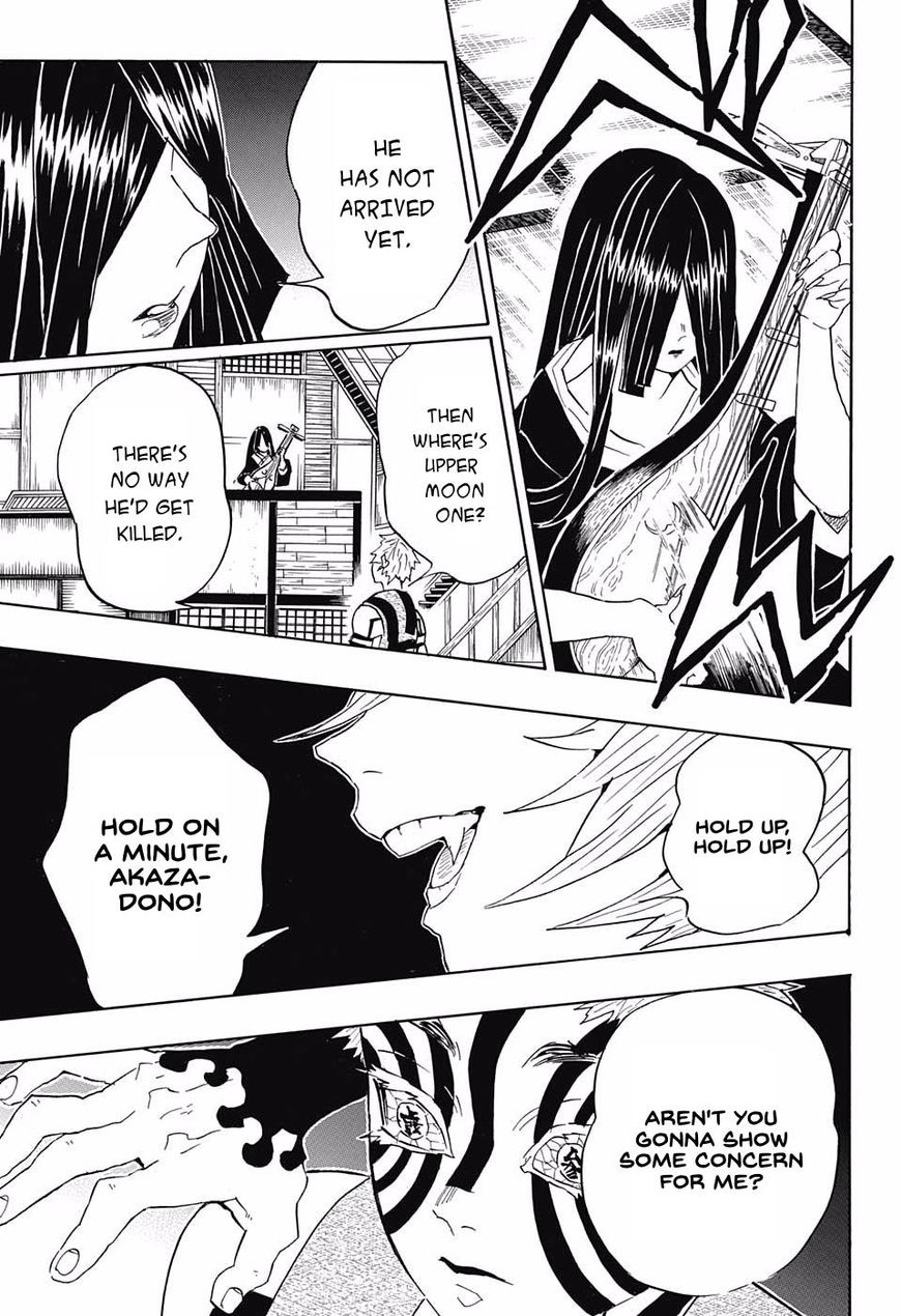 Demon Slayer Manga Chapter 98 page 5 - The Upper Ranks Gather